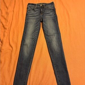 American Eagle Outfitters Dark Indigo Skinny Jeans